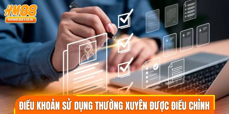 Điều khoản sử dụng thường xuyên được điều chỉnh