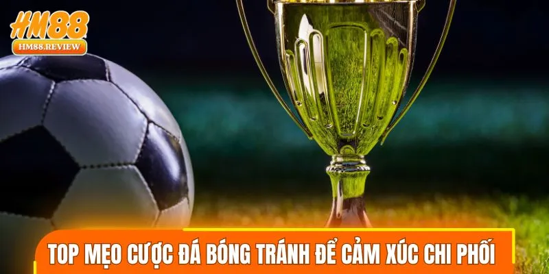 Top mẹo cược đá bóng tránh để cảm xúc chi phối 